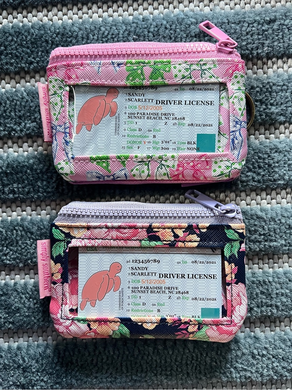 Simply Southern zip ID card holder pouch bundle
